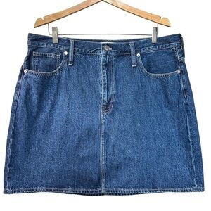 MADEWELL RIGID DENIM A-Line Jean Skirt Women’s Size 33.